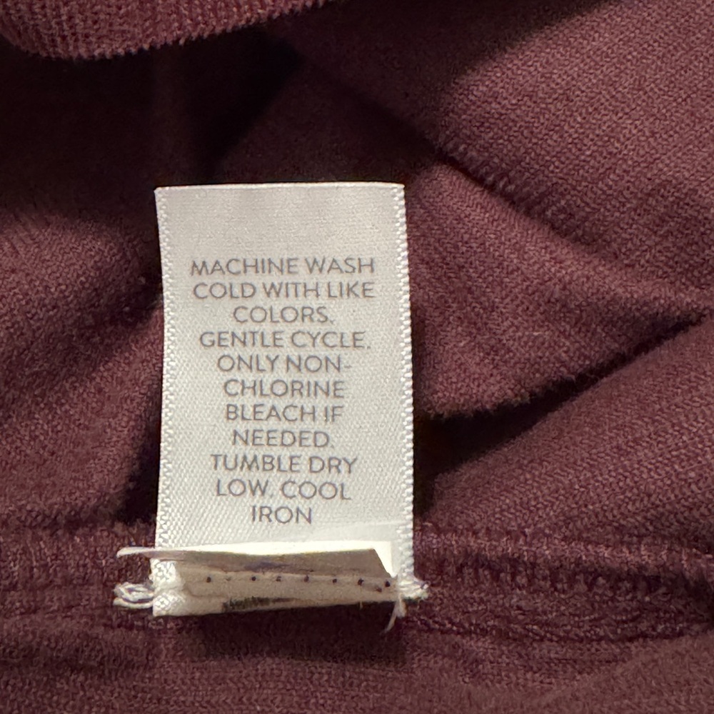 J. Jill | Petite Plum Corduroy Long Sleeve Shirtdress with Pockets - Picture 8 of 8
